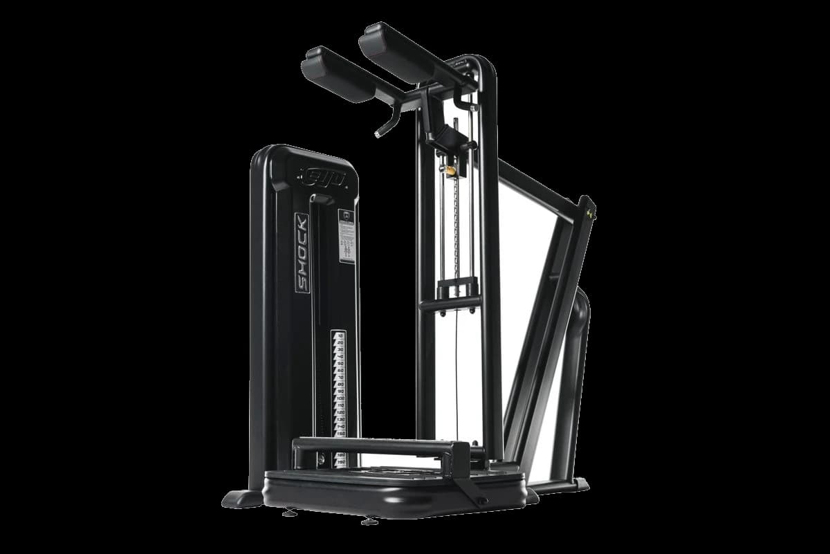 Telju Squat / Calf Raise 160 kg — Pin Loaded kabelmachine — SHOCK lijn